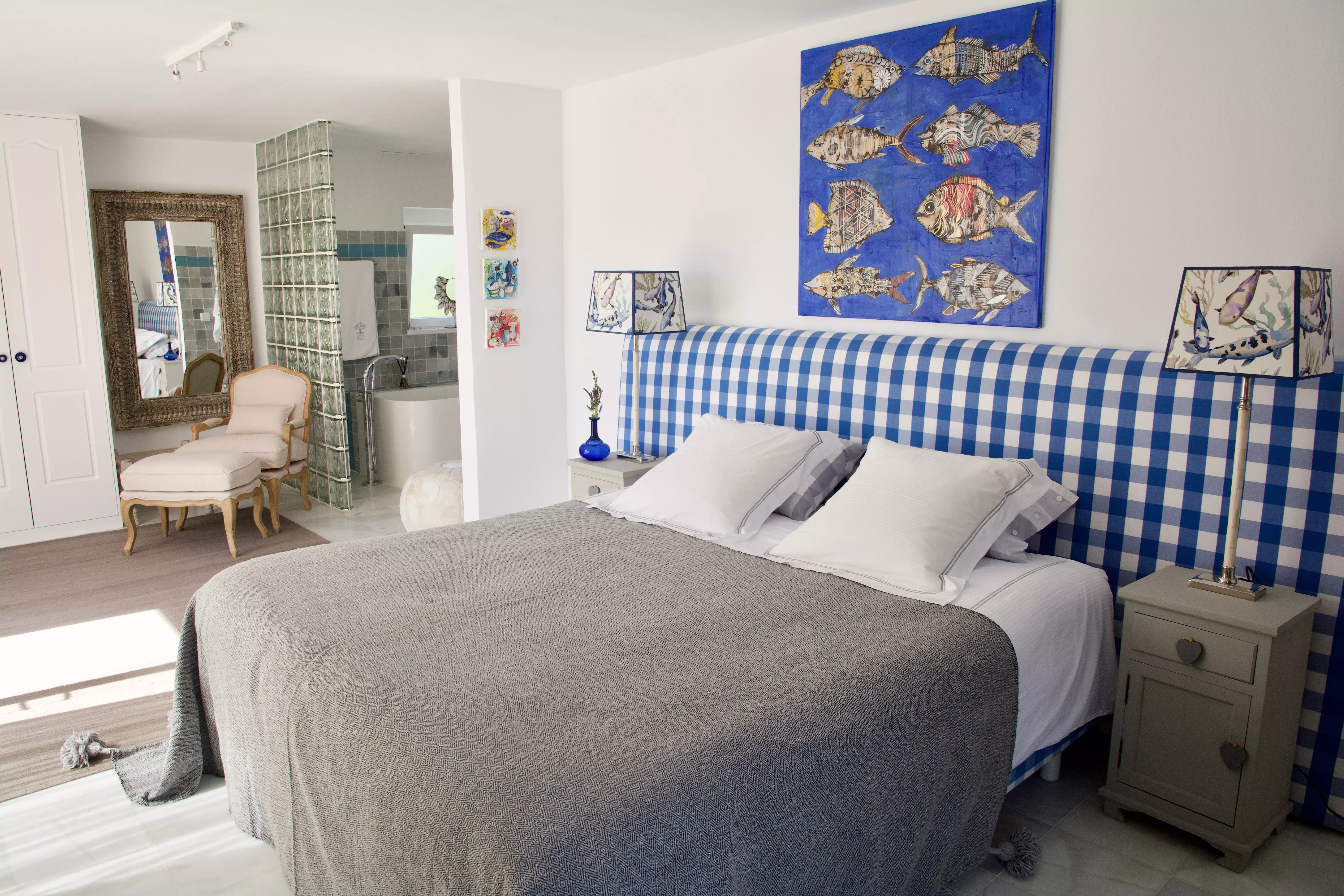 Image of Suite 1: Blue Damask Plum